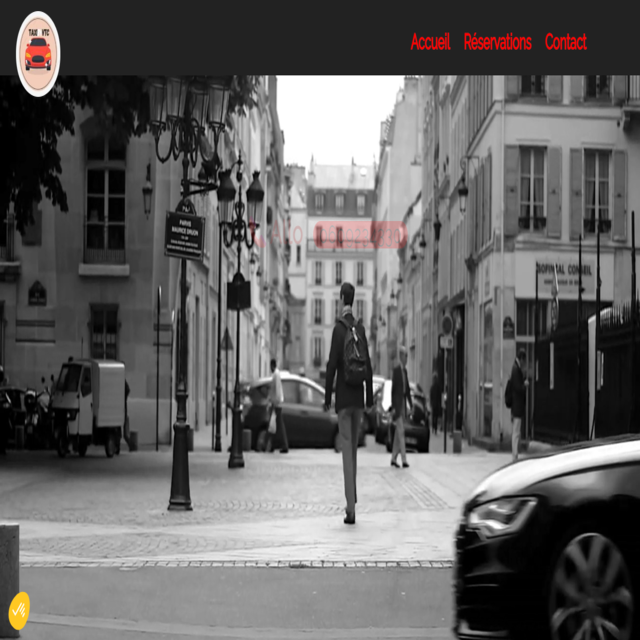 image qui montre une
                                                capture ecran accueil du site
                                                taxibyvtc.com